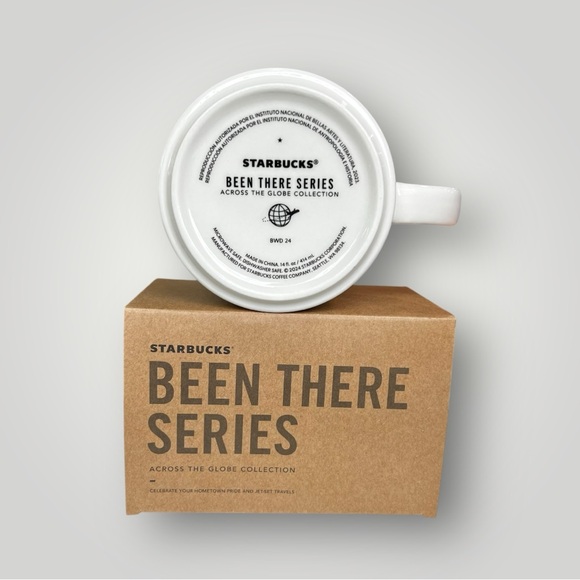 Hola! MEXICO Starbucks Green Collectible Souvenir 14oz Coffee Mug Cup New - Picture 6 of 12